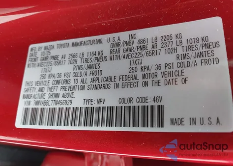 2026 Mazda Cx-50 2.5 S Preferred z USA, uszkodzony, nr VIN 7MMVABBL7TN456929